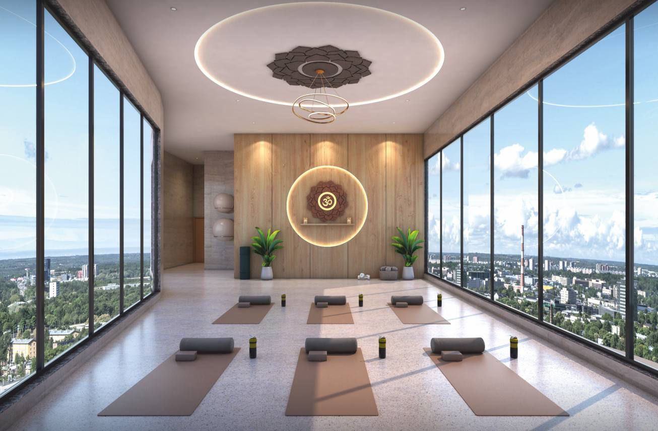 Yoga and meditation zone